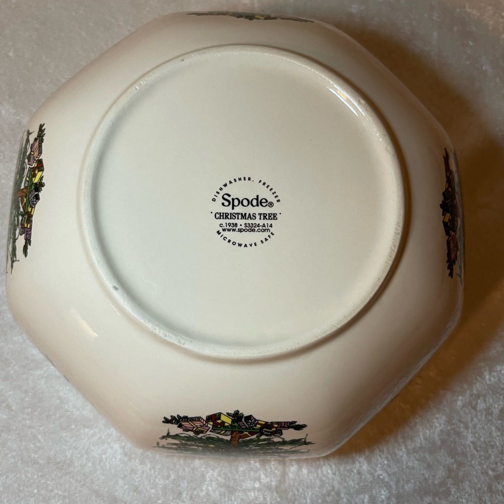 Spode Octagonal 7”Bowl - Picture 4 of 5